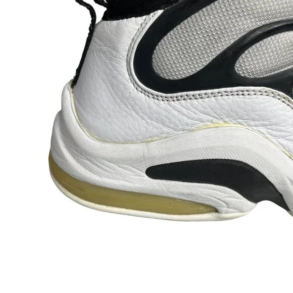 Nike Air Flight Determination Sneakers Mens Size 12.5 Lace Up White Black Rare - Picture 6 of 16